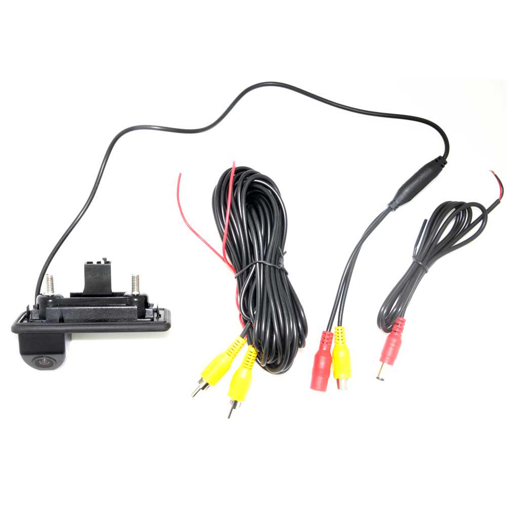 CCD Car Trunk Handle Reverse Parking Rear View Camera for  A1 Skoda Roomster Fabia Octavia