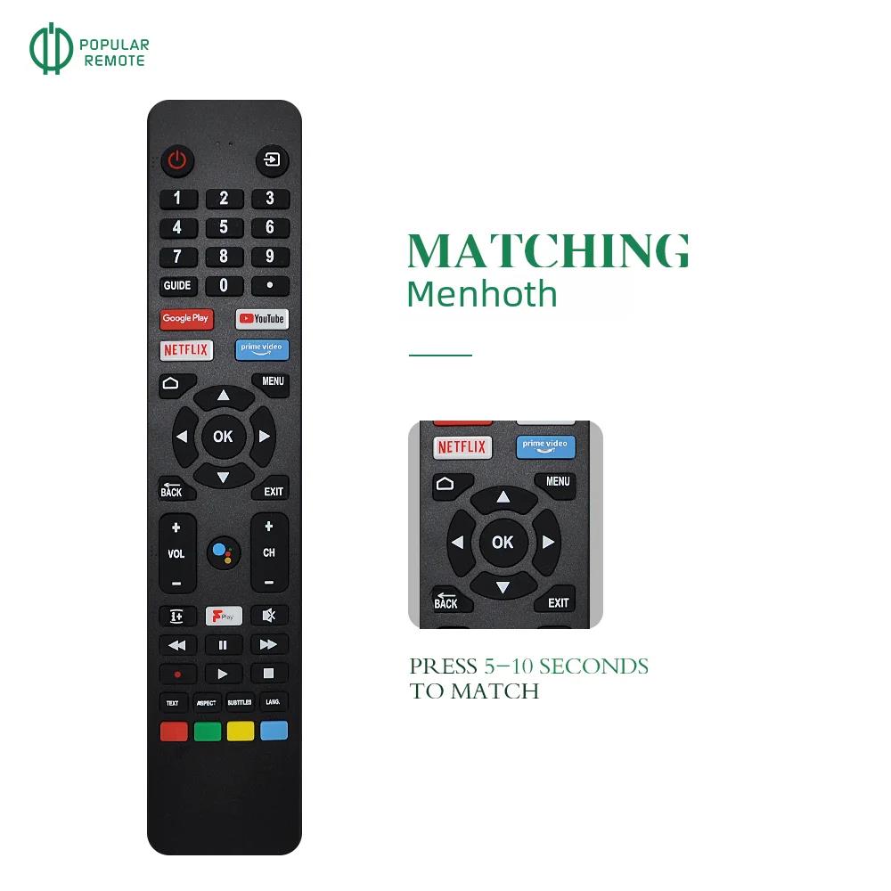 RM-C3250 Sprach-TV-Fernbedienung Ersetzt Passend für JVC Remoto Polaroid/JVC/Logik/Hitachi Smart 4k HDTV Android TV 3