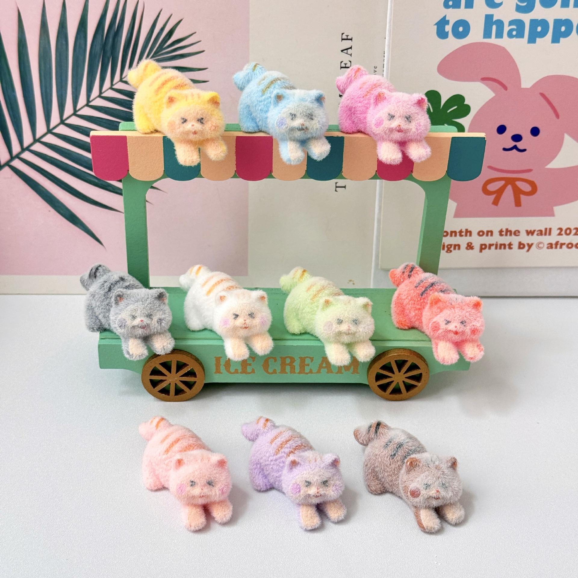 

10 шт./Набор Мини-фигурка кошки Игрушка Мультяшные персонажи Фигурка кошки Игрушка-фигурка Действия Настольное украшение Поклонники Подарок для детей