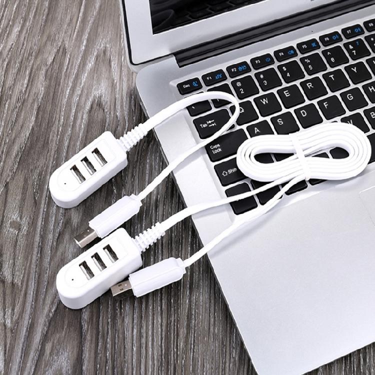 3 USB Port Multi-function 3A Charger Converter Extension Cable Line Expansion