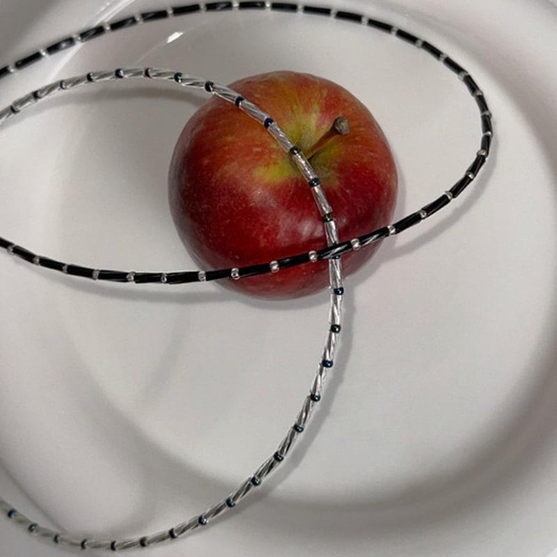 apple pie order Boho Beads Choker.(2color)
