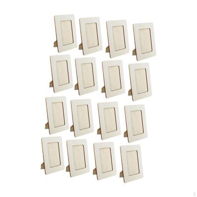 16x Wooden Picture Frame for Crafts,DIY Crafts,Unfinished Standing Photo Wedding