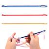 PAVIKE Crochet Hooks (3-Piece Set, 3 Sizes) - Aluminum Crochet Hooks, Hole-Shaped, Ideal for Beginners, DIY Crafts, and Home Use. A Great Gift Idea.