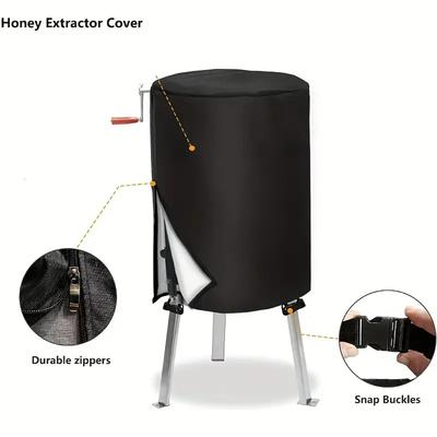 Heavy-Duty Honey Extractor Cover-Fit for Honeycomb Drum Rotors & Cylindrical Extractors,Protective Dome with Easy-Access Opening