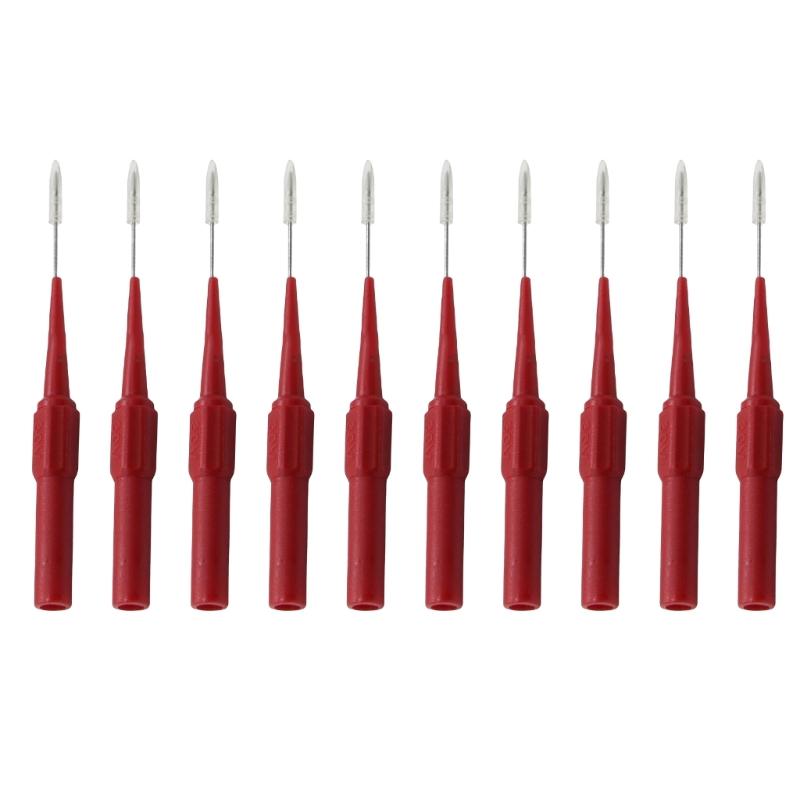 10pcs High Precise Automotive Test Probes With Excellent Conductivity For Reliable Circuit Diagnostics And Maintenance