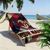 Custom Name Ac Milan Print Beach Towel, Large Soft Quick Dry Towel for Beach Camping Swimming