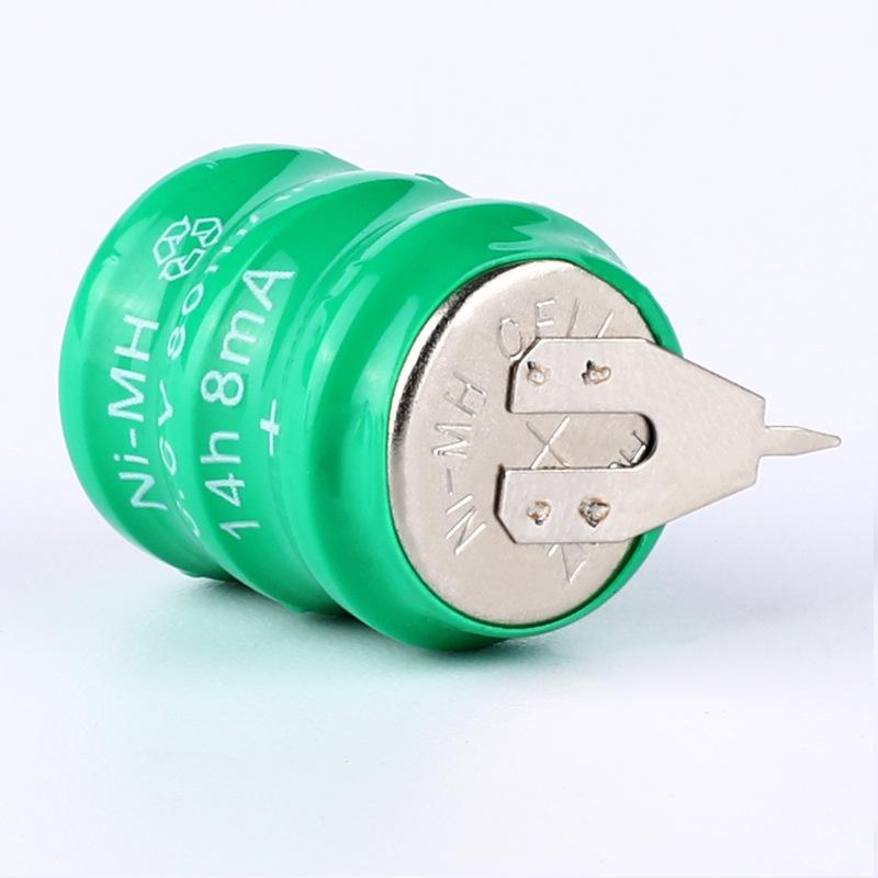 Nuoxing B80H 3.6V Ni-MH Rechargeable Button Battery Pack for Instruments