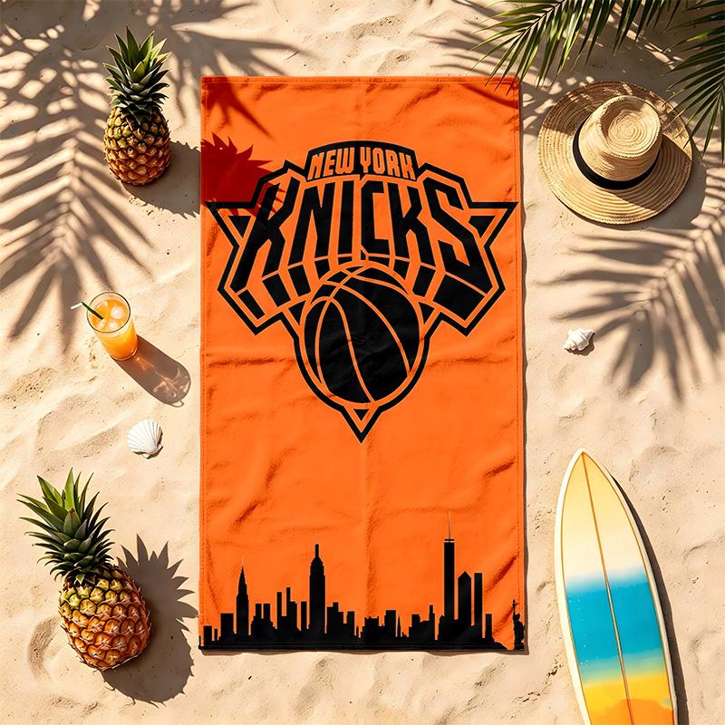 New York Knicks (14) Asciugamano da Spiaggia Resistente alla Sabbia Morbido e Confortevole Adatto per Piscina Campeggio Yoga e Immersioni Un Viaggio