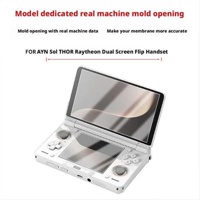 1/2set For AYN THOR Dual-Screen Flip Handheld Game Console Nano Explosion-Proof Film High-Definition Scratch-Resistant Eye-Prote