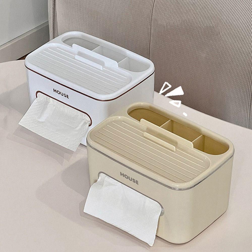 

Пластиковый ящик для хранения салфеток, съемная коробка для туалетной бумаги, креативная коробка для хранения косметики для дома белый