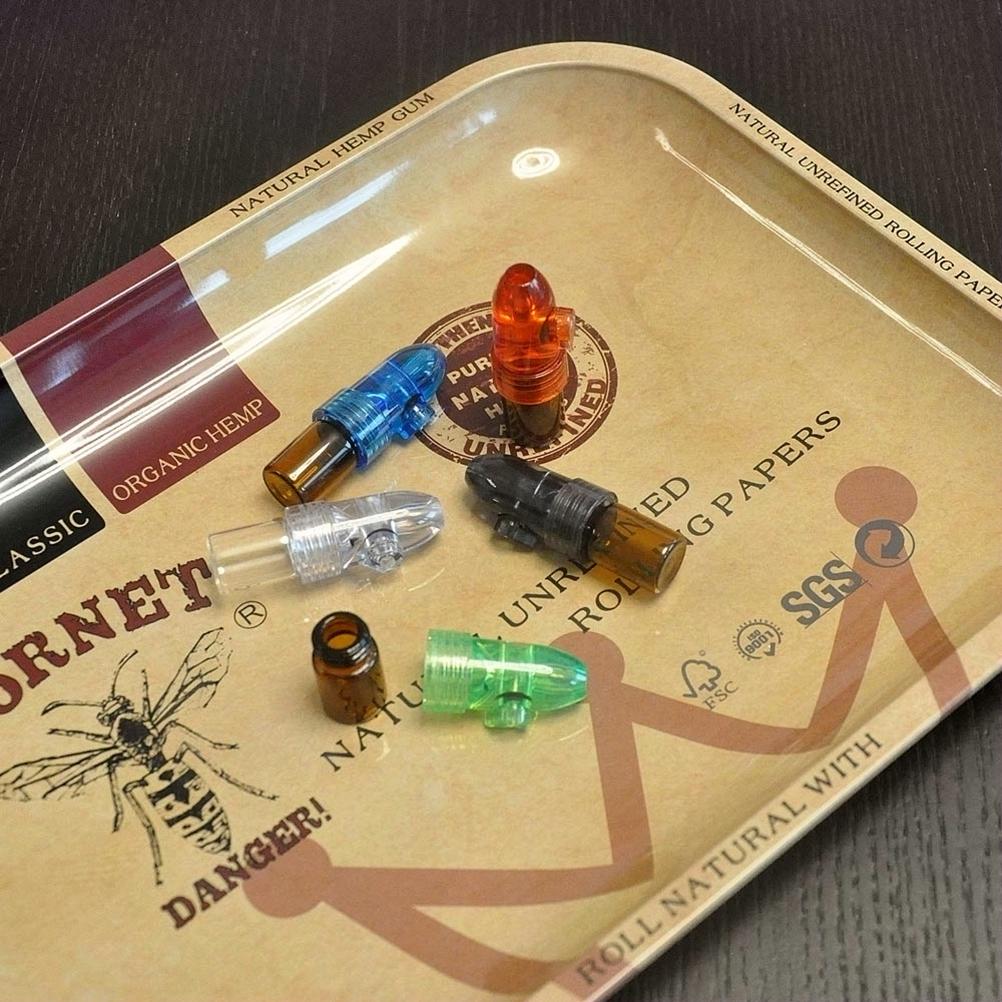 53Mm/67Mm/82Mm Glass Bottles Pill Box Case Portable Pill Holder Container