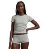 Pollolalpeulolenineoweeo Women'S Boxer Panties Gray 4P0501