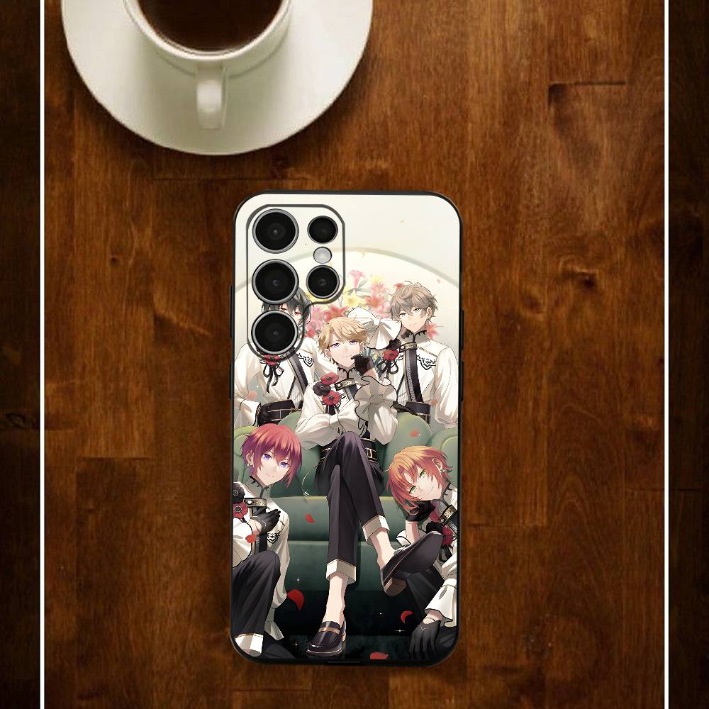 

Cute Cartoon E-Ensemble Stars Silicone Case For Samsung S25 24 23 22 21 20 Plus Ultra 5G Lite Shockproof Cover Samsung S20ULTRA5G