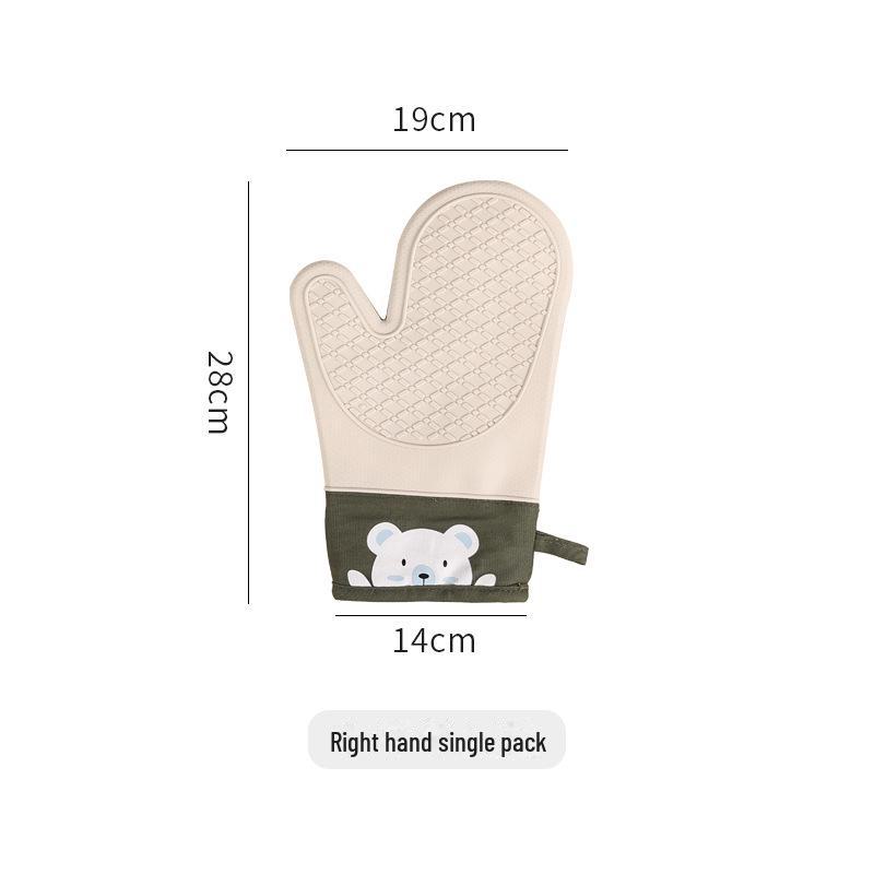 

Утолщенные силиконовые термостойкие нескользящие перчатки для выпечки в микроволновой печи и духовке