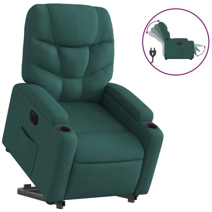 VidaXL Electric Recliner, Relaxation Chair with Adjustable Backrest and Footrest, Living Room Seat, Modern, 3204626