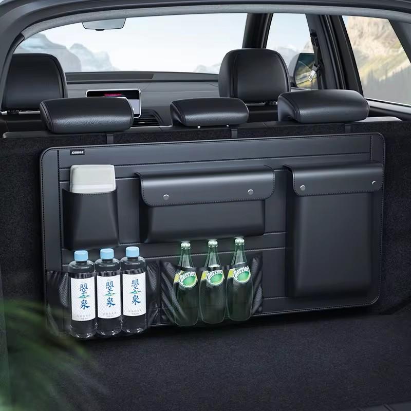 Car Trunk Hanging Bag Foldable Car Seat Back Tools Storage Organizer MPV Suv Sedan Rear Seat Washing Firefighter Shoes Pocket