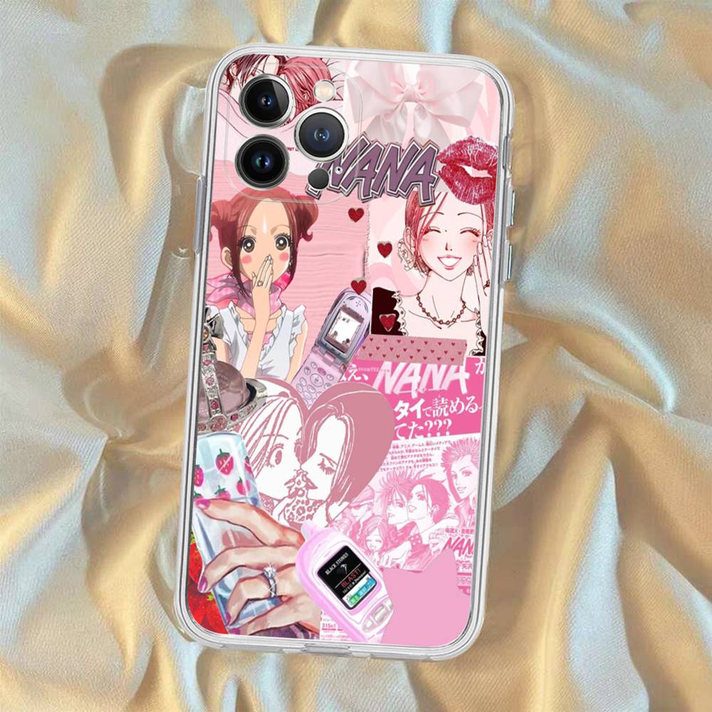 Anime NANA Phone Case For IPhone 16 15 14 11 12 13 Mini Pro XS Max Cover 6 7 8 Plus X Funda Shell