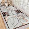 Kamisama Kiss Bathroom Mat Non-Slip Laundry Room Mat Laundry Decor Balcony Child Living Room Toilet Rug