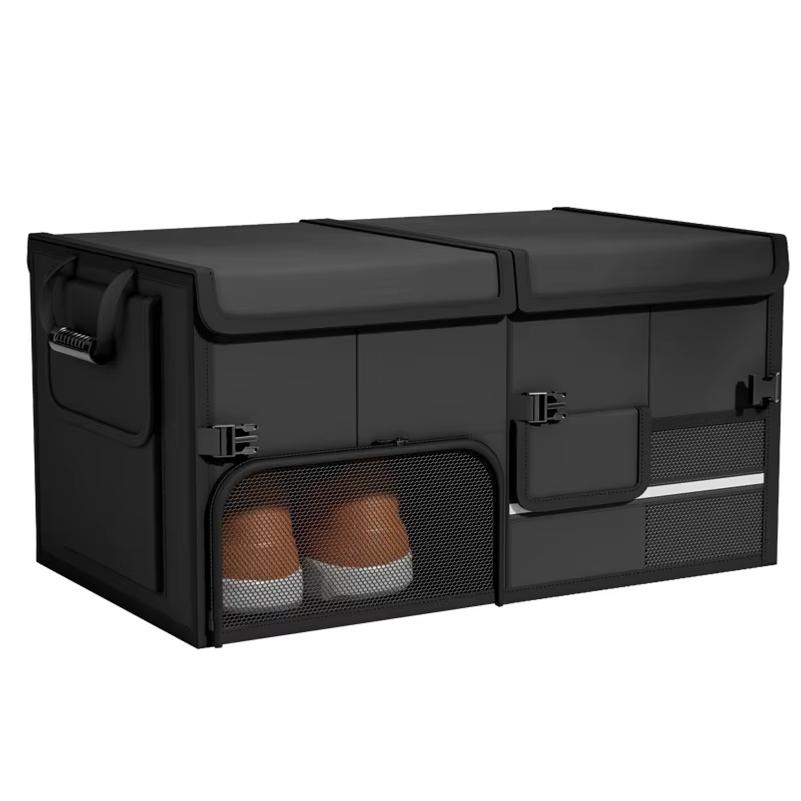 Multifunktionale faltbare Kofferraum-Aufbewahrungsbox Wasserdichtes Oxford-Gewebe 60L Große Kapazität Auto-Organizer für Camping/Fischen Leicht zu tragen