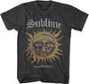 T-shirt da uomo con logo Sublime Sun - Nuova T-shirt in misto melange