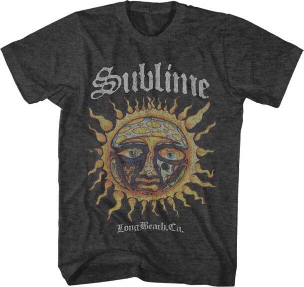 Sublime Sun Logo Men s T-shirt - Brand New Heather Blend Shirt XXXL