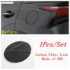 Car Outer Door Handle Bowl / Fuel Oil Tank Cap Decoration Cover Trim For OMODA C5  2024 2025 ABS Carbon Fiber Accessories