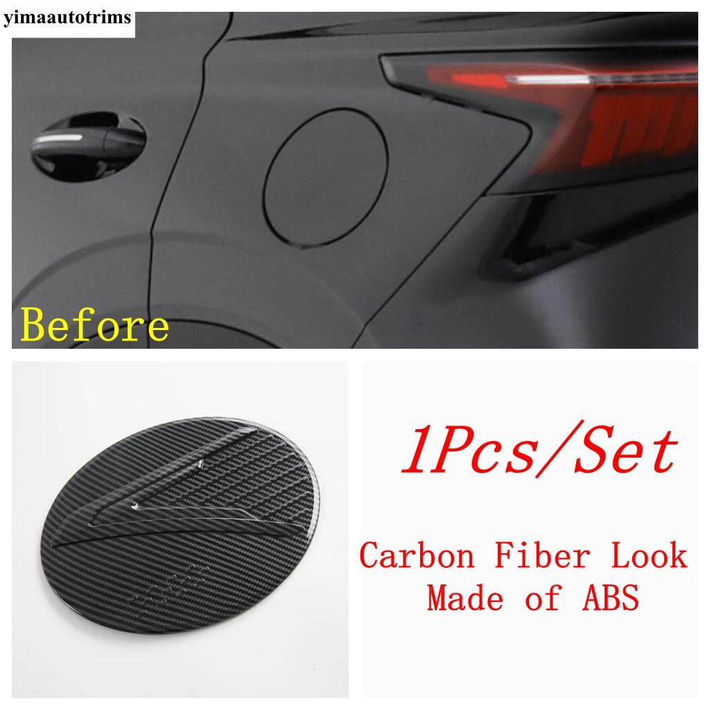 Car Outer Door Handle Bowl / Fuel Oil Tank Cap Decoration Cover Trim For OMODA C5  2024 2025 ABS Carbon Fiber Accessories