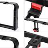 Andoer Portable Smartphone Video Rig Handheld Phone Stabilizer Grip Filmmaking Smartphone Cage with
