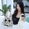 New MESUCA Disney Collaboration Canvas Bag, Shoulder Bag Women's Black & White DHF23807-A