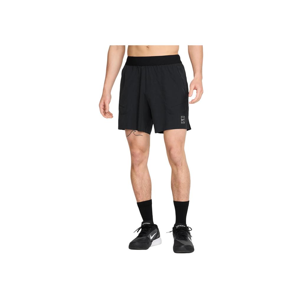 Nike Dri-Fit Advantage Casual Simple Breathable Lace Tennis Bottoms Men bottoms Black White FZ6914-010