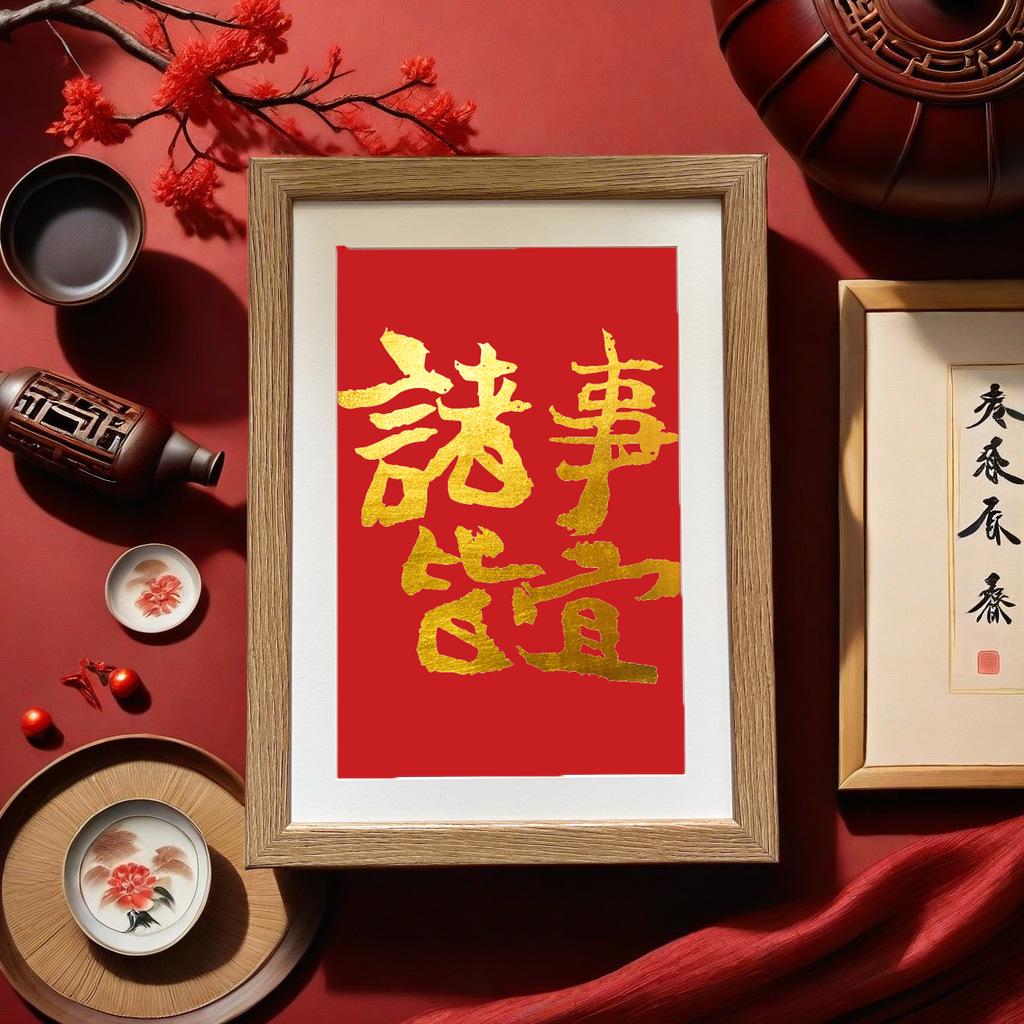 DIY Gold Foil Painting Kit: Creative Hanging Art Activity for Team Building A4 (21*29.7cm)