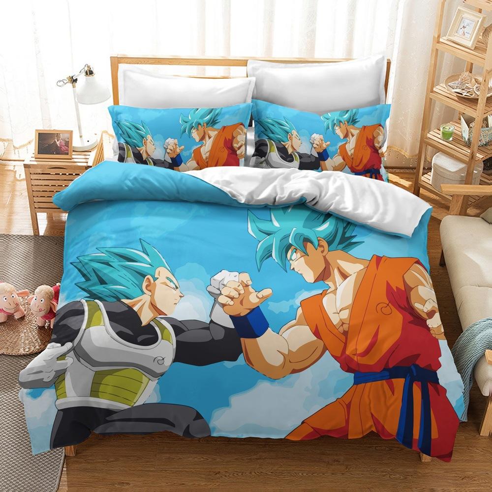 Digital Printing Bedding Kit, Dragon Ball Series Size Three-Piece Set