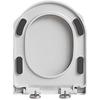 BSITN Universal Slow-Close Toilet Seat Cover with Handle