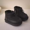 Children's Snow Boots With Fleece Thickened, Soft-Sole, Warm, Waterproof Cotton Boots For Boys And Girls