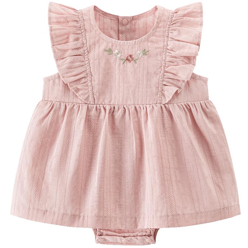 Guaiqixiong Baby Girl Sweet Vest Romper Dress 80