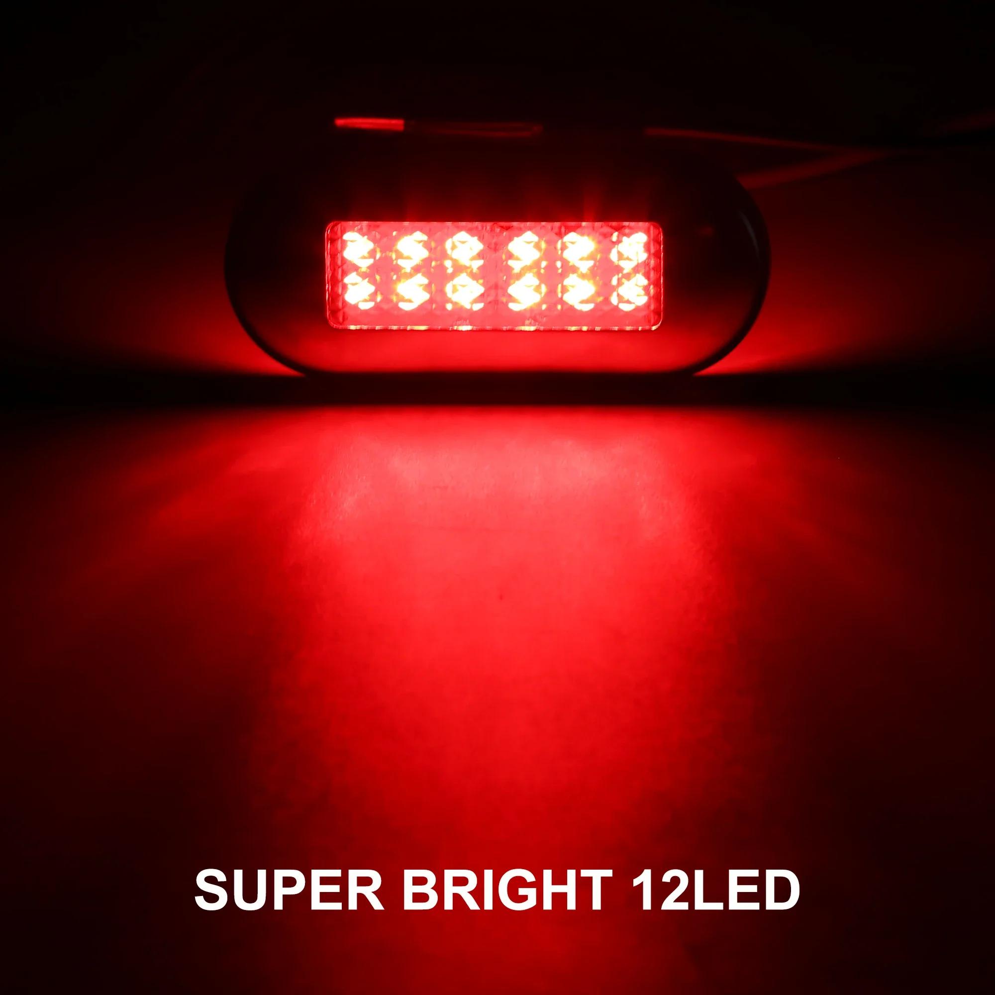 

For Car Truck Trailer Caravan Van 10Pcs 12-24V for LED Side Marker Light Indicator Lamp