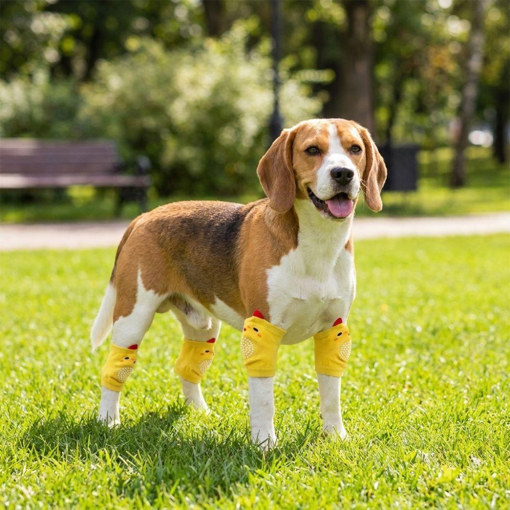 Anti-dirty Pet Knee Pads Soft Dog Leg Warmer Puppy Leg Protector Dog Elbow Cover Front Rear Legs