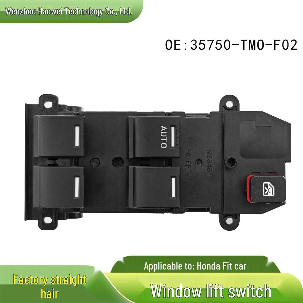 35750-TMO-F02 fits the 2008-2012 Honda City electric window lift control button.