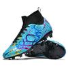 Soccer Shoes Men Outdoor Grass Training Long Stud Professional Sports Shoes Men Breathable Lace-up Training Football Boots Men