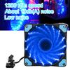 Chassis Fan Computer Cooler PC Accessory 3‑Wire 15‑Light Mute LED Streamer Colorful 12CM