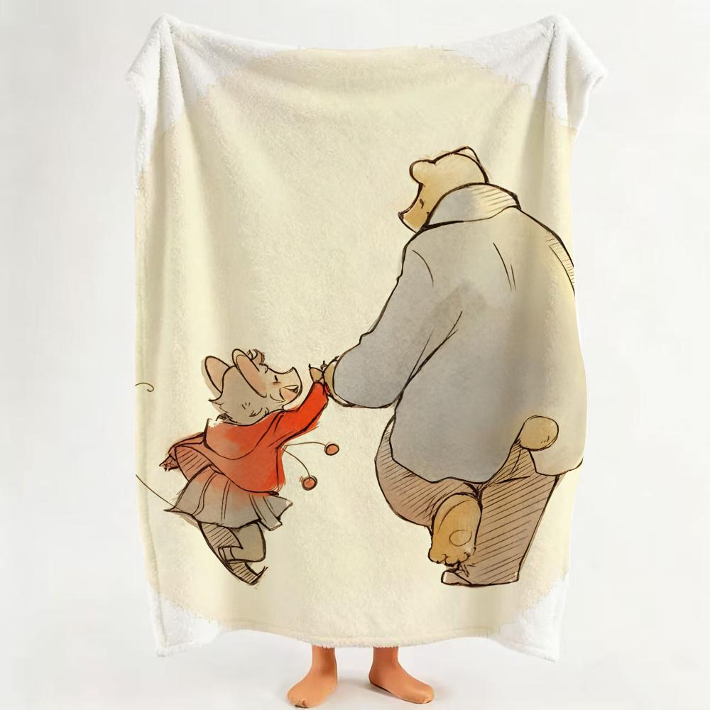 

Movie E Ernest C Celestine Throw Flannel Throw Blanket Suitable for Sofa,Living Room,Bedroom 75x90cm
