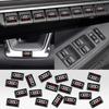 10PCS 3D Car Styling Epoxy Emblem Badge Stickers For A1 A2 A3 A4 A5 A6 A7 A8 Q1 Q2 Q3 Q4 Q5 Q6 Q7 Q8 B5 B6 B7 B8 C5 C6 C7 C8 S4 S3 S5 S6 S7 S8