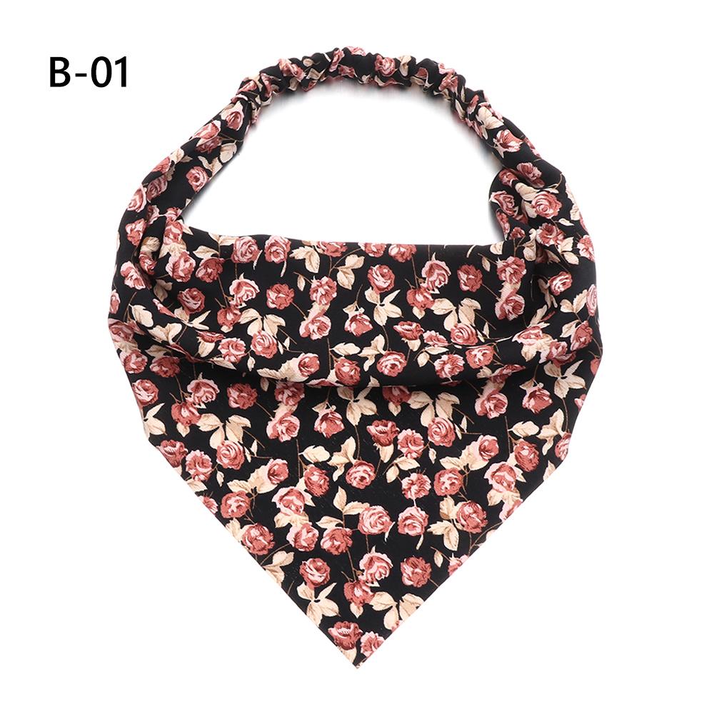 

Women s Fashion Scrunchie Turban Hair Scarf Floral Print Bandanas Hairbands Headwrap
