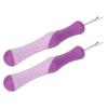 2pcs Sewing Seam Rippers DIY Handcraft Stainless Steel Embroidery Remover with Ergonomic Handle for