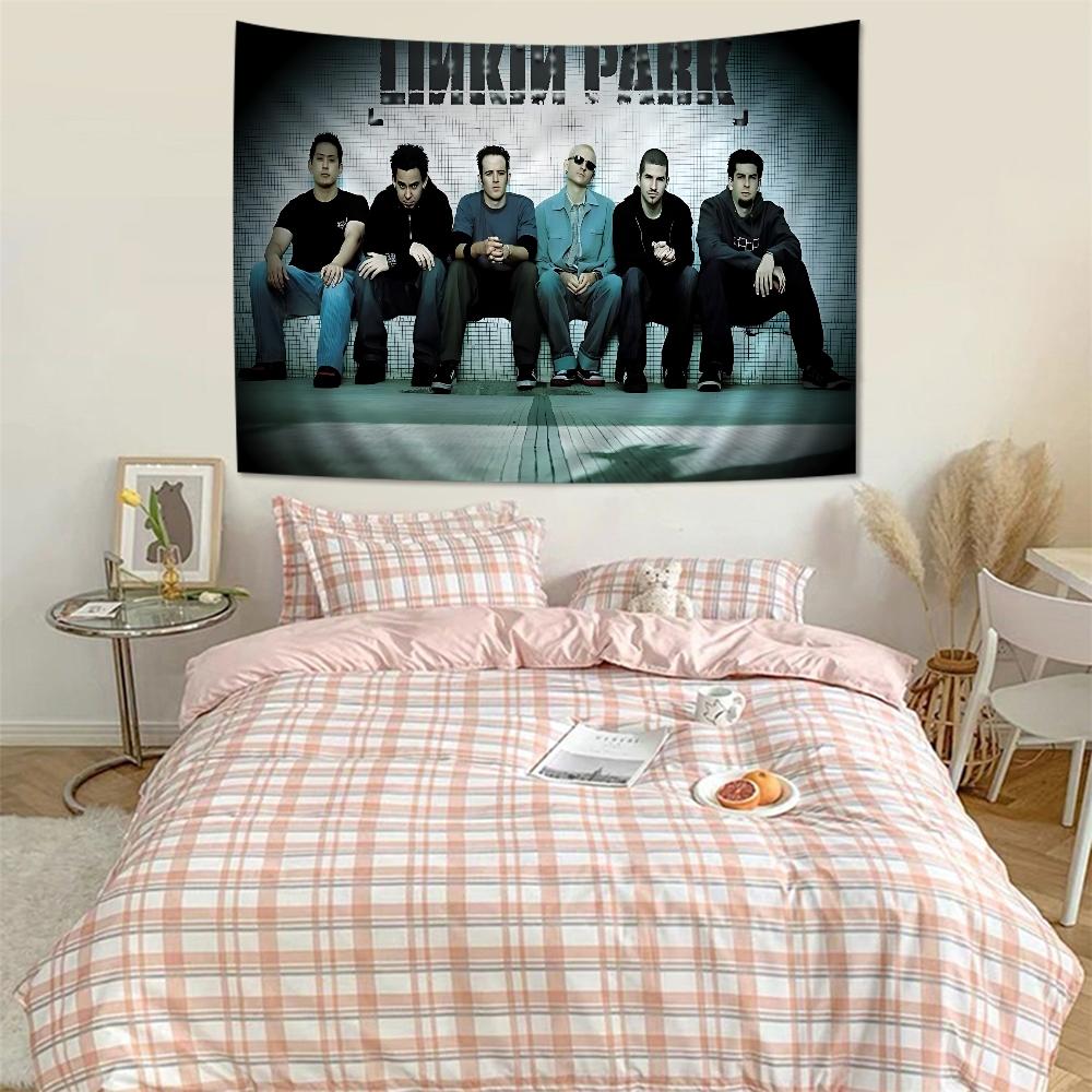 Linkin Park Band Hippie Wall Hanging Tapestries For Living Room Home Dorm Decor Art Home Decor