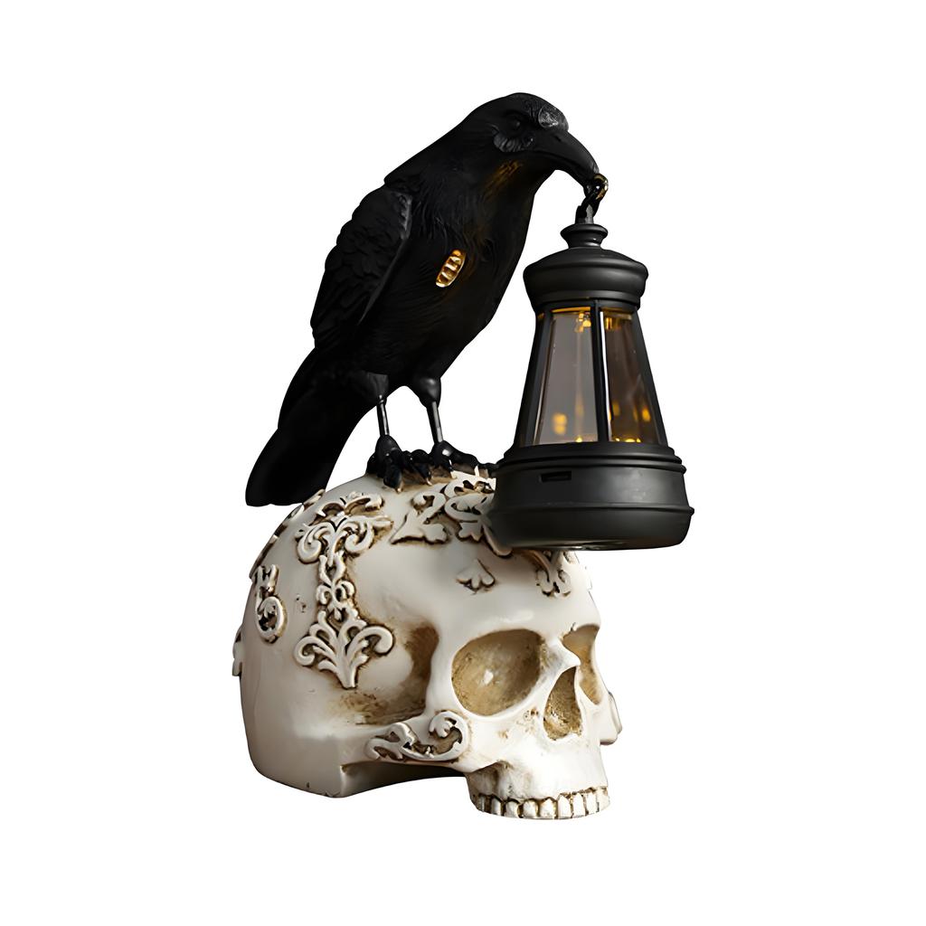 Lampe d'Halloween Ornement Décoratif pour Décoration d'Intérieur Gothic Sinistre Affichage