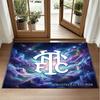 Tottenham Hotspur Design Crystal Velvet Rug Soft Decorative Mat for Bedroom Entrance