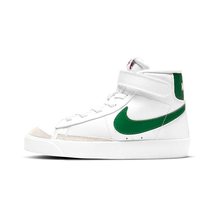Nike Blazer Mid '77 PreSchool 'White Pine Green' (Unisex) White / Pine Green / Black / Pine Green Kids' Skateboarding Shoes DA4087 115