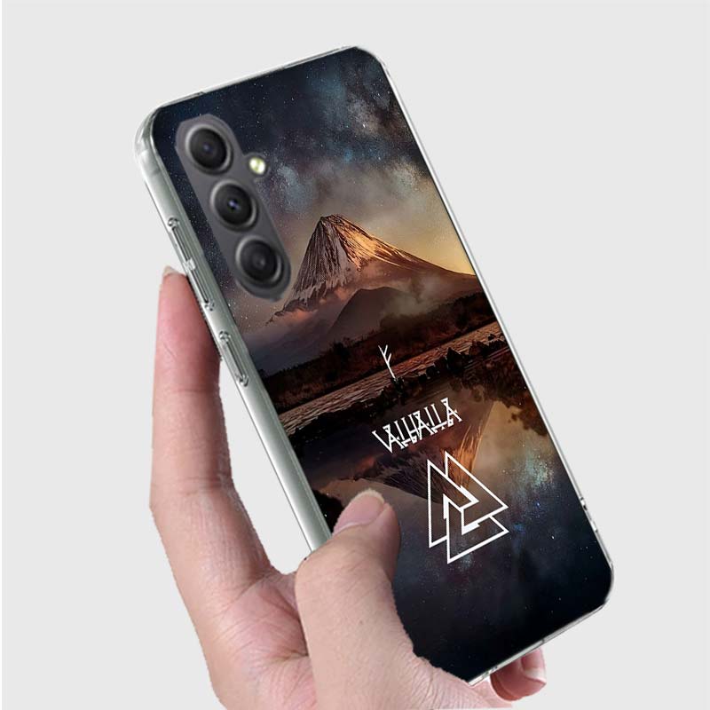 Nordic Norse Phone Case For Samsung A17 A56 A55 A35 A36 A26 A25 A15 A16 Galaxy Note 20 10 9 8 A70 A50 A40 A30 A20E A71 A51 A41 A