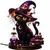 Home Decoration Halloween Lamp Cat Bird Desktop Lights Home Ornaments Night Light  Bedside